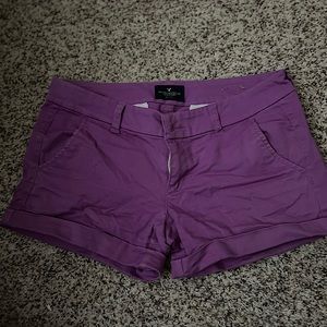 Purple shorts